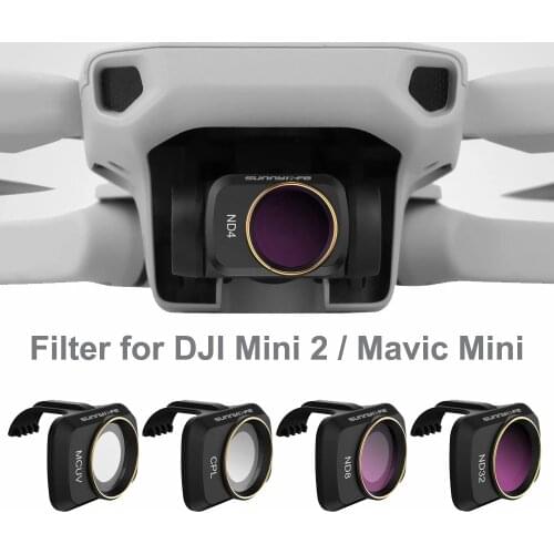 New DJI Mini 2 Camera Lens Filter for DJI Mavic MINI 1/2 Drone Filter Set UV ND CPL 4/8/16/32 NDPL Accessories