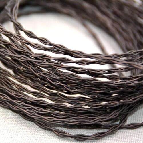 Diy earphone cable TPU silver plated 6N single crystal copper fever line (23 core OD: 1.0mm)