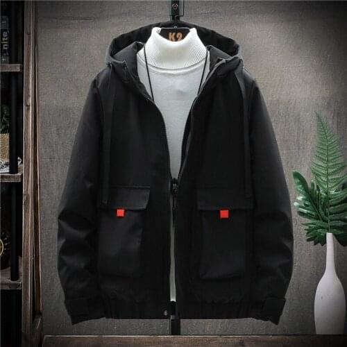 Men Fashion Padded Parkas Plus Velvet Thick Warm Windproof Fur Coats Male Hooded Jackets Men Winter Jackets High Quality Thicken