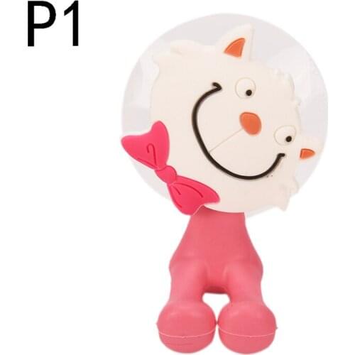 Animal Cute Cartoon Suction Cup Toothbrush Holder Bathroom Accessories Set 12 colors Wall Suction Holder Tool