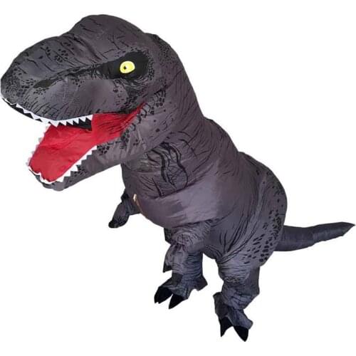 New Gray Color T REX Costume inflatable dinosaur costume For Anime Expo traje de dinosaurio inflable Blowup costume for adult