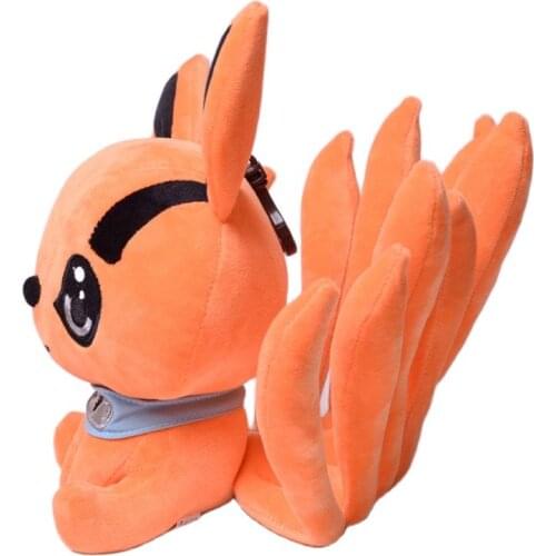 Wholesale 6pcs/lot Cute 18cm Cartoon Animal Fox Plush Toys High Quality Nine-Tailed Fox Stuffed Plush Doll Gifts For Boys Girls