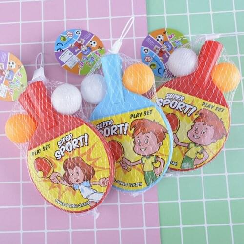 Ping Pong Paddle Practical Comfortable Grip Plastic Ping Pong Paddle Set for Sport