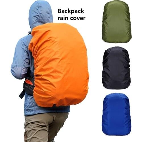 Outdoor Hiking Backpack Rain Cover Portable Adjustable Ultra Light Shoulder Protection Waterproof Sunscreen Bag Outdoor Poncho