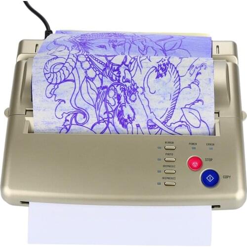 Portable A5-A4 Tattoo Transfer Copier CIS Mode Hot Template Paper Ordinary Thermal Stencil Paper Photo Transfer Printer Machine