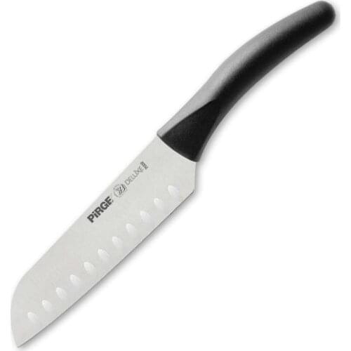 Pirge, Deluxe Santoku Knife Slotted 18 cm Chef Knife - Professional Household Knives, Kitchen Knives and Chef Knives - 71332