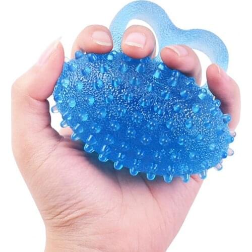 Hand Therapy Ball High Elasticity Bump Design Recovery Training Hand Acupuncture Point Activation Grip Strengthener Ball