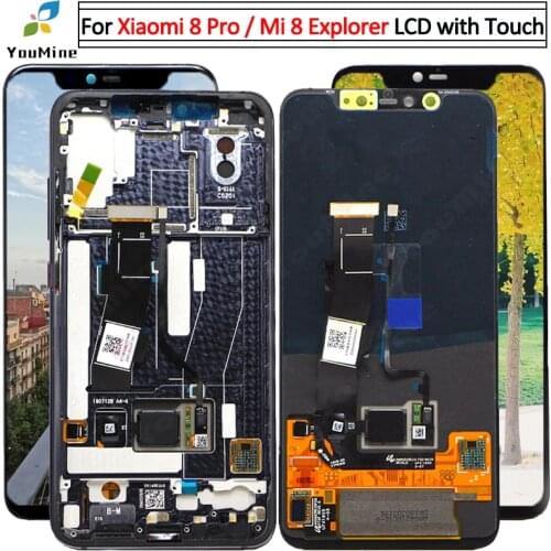 6.21" For Xiaomi Mi 8 Explorer LCD Display Touch Screen Digitizer Assembly Replacement for xiaomi mi8 pro LCD Screen Replacement