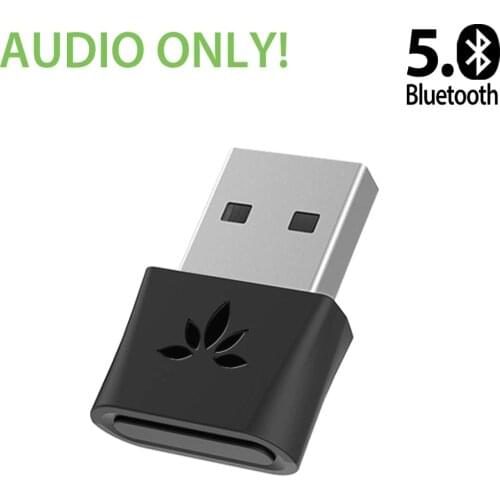 Avantree DG80 Bluetooth 5.0 USB Bluetooth Audio Transmitter Adapter (External) for Music, Calls, Gaming, Movies on PC