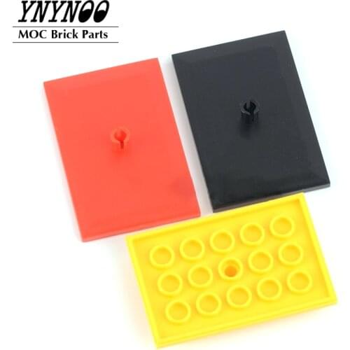 10Pcs/lot High-Tech Parts Train Cover Plate 3x5 Bricks Building Blocks Parts DIY Toy Compatible with 10254 city train Toys gifts