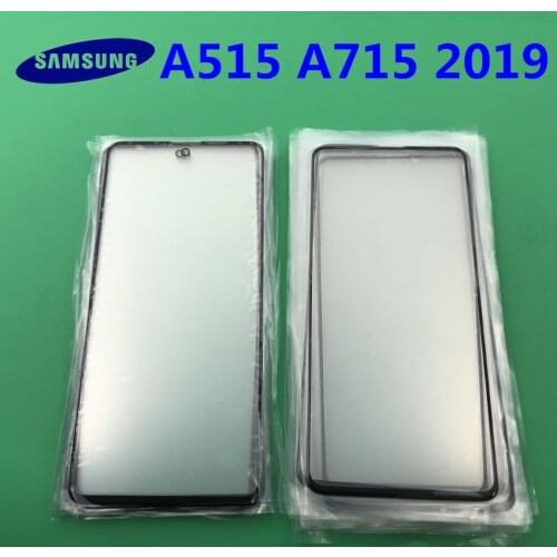 10pcs Original LCD For SAMSUNG Galaxy A515 A515F A715 A715F 2019 Front Outer Glass Lens Touch Panel Cover