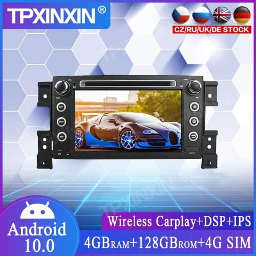 128G Android 10 For Suzuki Grand Vitara 2005-2013 Stereo Headunit Multimedia Player Auto Radio Player Car GPS Navigation Player