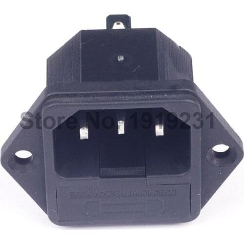 5PCS SP-862 10A/250A AC power socket /outlet/jack with fuse base:5*20MM
