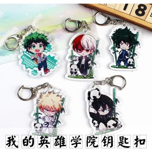 Anime Collection My Hero Academia Green Valley Acrylic Keychain Peripheral Pendant