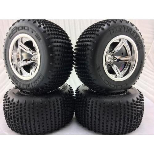 ARRMA 1/12 1/10 Racing Truck short course car small pin glued tire set 2pcs