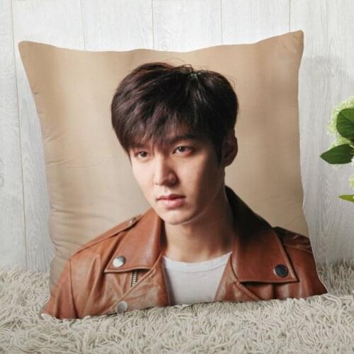 Hot Sale Custom Decorative Pillowcase Lee Min Ho Square Zippered Pillow Cover Best Nice Gift 20X20cm 35X35cm 40x40cm