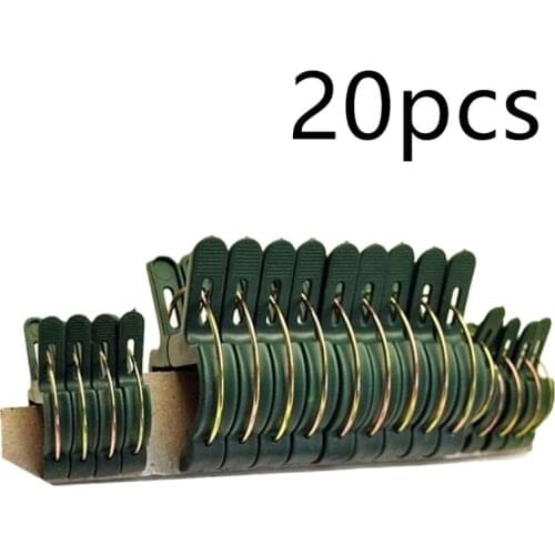 20Pcs Fastener Greenhouse Bracket Pole Fixed Clamp Plants Flower Seedling Stem Support Plant Grafting Stakes Connector Clip