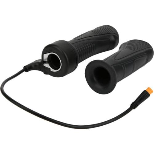 Electric Bike Twist Throttle E-Bike 20x Full Thumb Throttle with Waterproof Connector Mountain Bike Bicycle Modified Parts