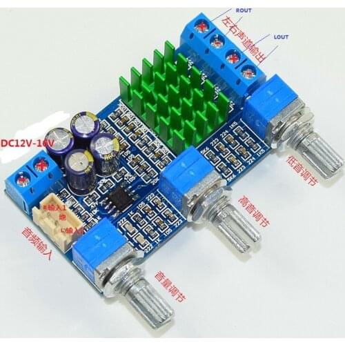 Two-channel high-power digital board TPA3116 30W+30W with tone power amplifier board