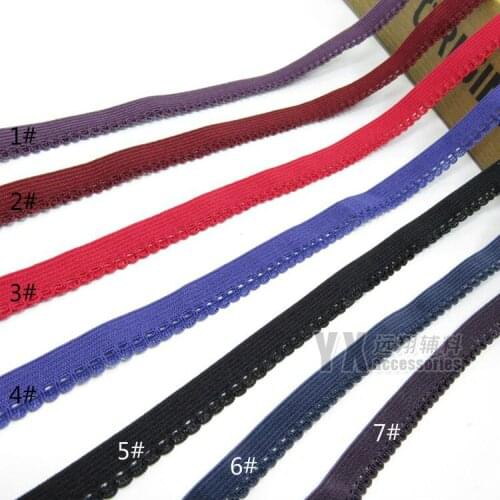 Hight Quality 8 Colors Colorful Elastic Bands 20 Meters For DIY Bra Underwear Belts Sewing Accessories