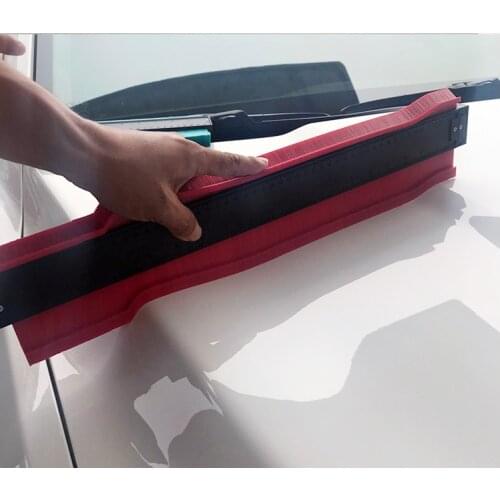 Car Dent Measurement Tool Car Body Repair Scale Ruler Panel Beating Frame Profile Gauge Arc Measuring Instrument Contour Meter