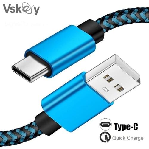 VSKEY 3CS USB C to Type C Cable for Samsung Galaxy A52 A32 A42 A01 A12 A02S A72 5G S20 FE Type-C Port Quick Charging Data Cords