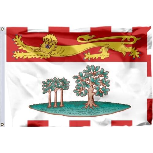 Prince Edward Island Flag 150X90cm (3x5FT) 120g 100D Polyester Free Shipping Canadian Provinces