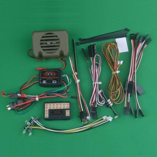 HG P801 P802 1/12 8X8 RC High-imitatlon US military truck spare parts Lamp set suit Voice pack WE7021 WE8021