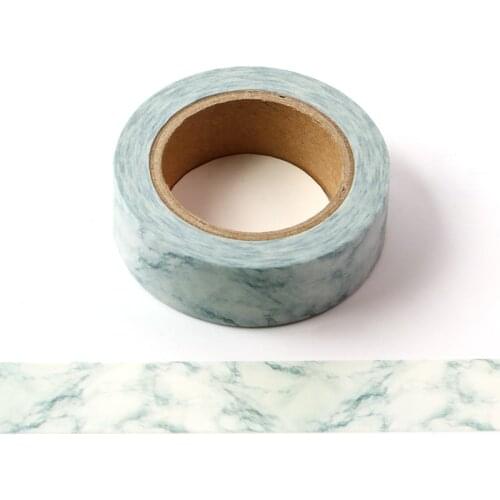 15MM*10M Marble pattern Masking Washi Tape Decorative Adhesive Tape Decora Diy Scrapbooking Sticker Label