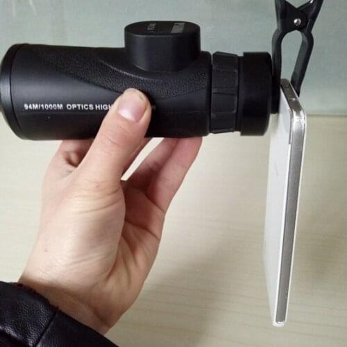 High Definition Monocular 10x50 For Hunting Powerful Photo Lens Camera Telescope With Clip Outdoor Camping Watch Bird