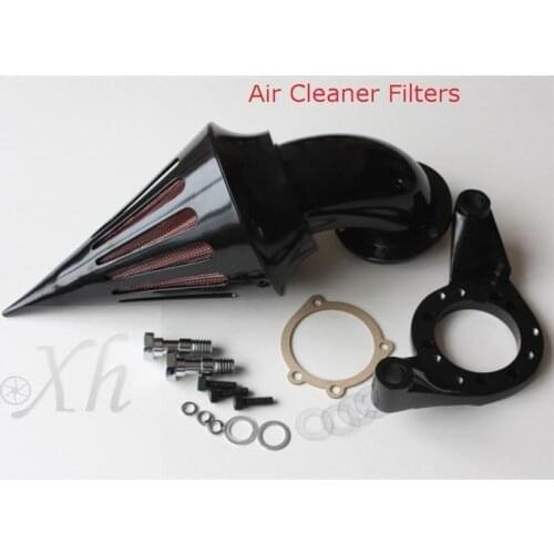 Motorcycle Black Spike Air Cleaner Kits Intake Filter For Harley CV Carb Delphi V-Twin Moto