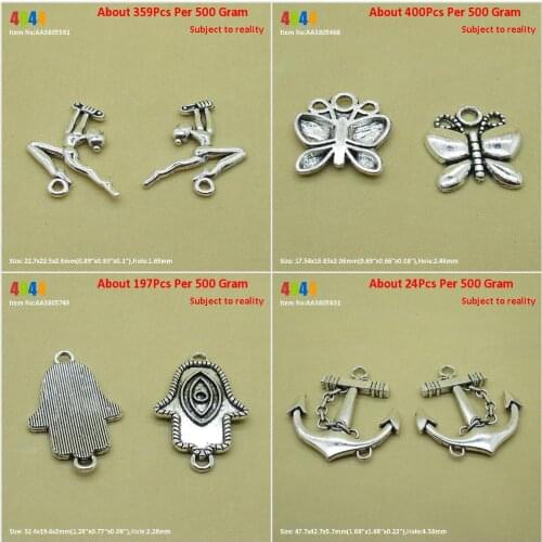 Jewelry Making Charms Wholesale Suppliers Gymnastics Butterfly Hamesh Hamsa Hand Of Fatima Connector Boat Anchor