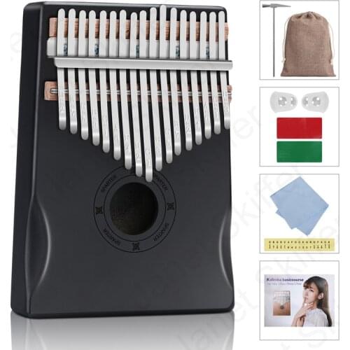 Kalimba 17 Keys Thumb Piano Wooden Mbira Musical Instuments High Quality Handguard Calimba Piano Gift For Kids Adults Beginners