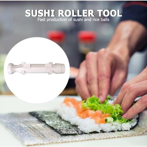 Portable Japanese Cuisine Sushi Maker Sushi Bazooka Roller DIY Rice Ball Mold for Household Kitchen Helping Decor