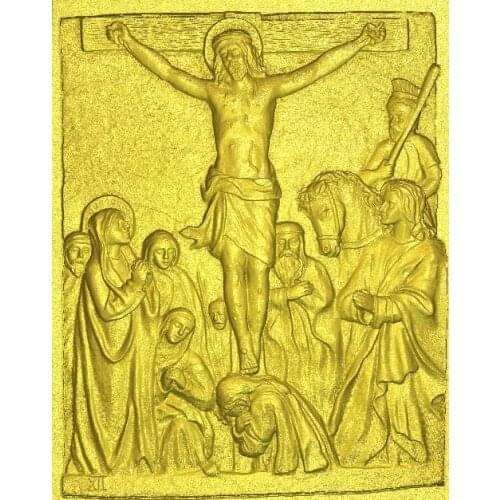New 6th 3d models relief for cnc in RLF file format Jesus7_12 all scenes way of the cross