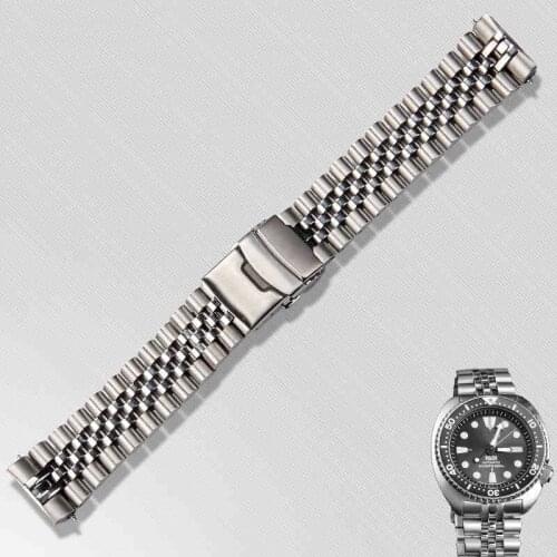 22MM Watch Accessories Bracelet for Seiko Turtle SRP773 SRP775 SRP777 SRPA21 Series Watch Band Solid Stainless Steel Watch Strap