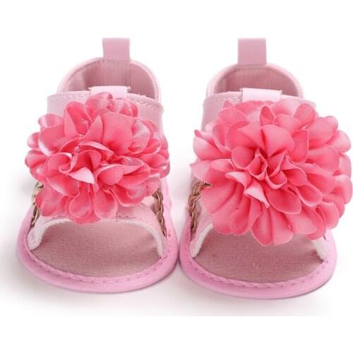 Flowers Sandals for Girls Newborn Baby Shoes 2018 Summer Cute Baby Girl Sandals Fashion Breathable Soft Beach Baby Sandals