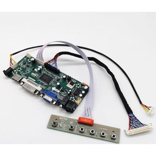HDMI+DVI+VGA+AUDIO LCD Controller Board kit for 22 inch G220SVN01.0 1680*1050 LCD Panel LCD controller board DIY kits