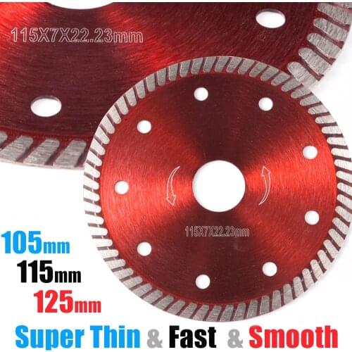 Thin Wheel Diamond Angle Grinder Blade Disc Masonry 105/115/125mm Brick Turbo Ceramic Porcelain Tile Saw Cutting D30