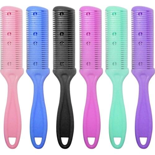Hair Cut Styling Barber Scissor Razor Magic Blade Comb Hairdressing Tool Kit 1PCS Top Quality Double-Sided Knife Hair Scissors