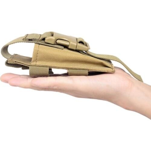 Military Pouch Tactical Single Pistol Magazine Pouch Knife Flashlight Sheath Hunting Ammo Bags new