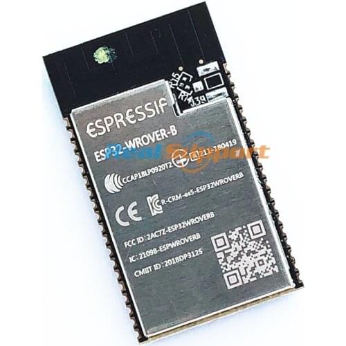 50PCS ESP32 PSRAM ESP32-WROVER-B PCB Onboard Antenna module SPI Flash 4MB based on ESP32-D0WD WiFi-BT-BLE MCU module