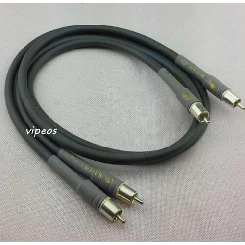 1m a pair Ortofon audio cable interconnect cable Cardas silver plated RCA plug