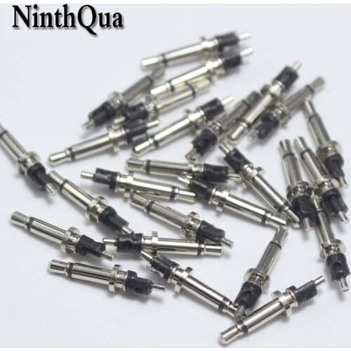 10pcs 2.5mm 2pole mono headset plug 2.5 audio plug Jack metal head connector repair DIY parts for phone MP3 MP4 Mic