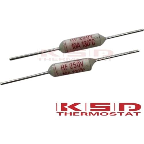 10PCS cooker Ceramic fuse RF 130 155 Degrees Celsius 10A 250V Resistance type fuse