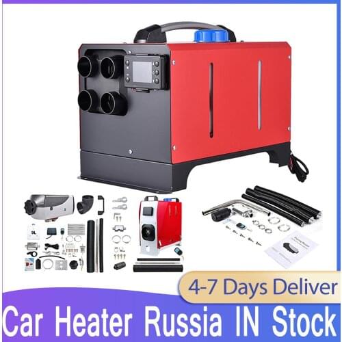12V 24V 5KW 8KW Auxiliary heater Diesel Heater Car Air Parking Fan Heater Interior Heater Low Noise LCD Russia IN Stock