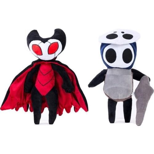 2pcs/lot Hollow Knight Plush Toys Ghost Plush Toys Ghost Grimm Master Soft Stuffed Animal Peluche For Kids Xmas Gifts