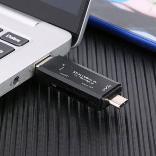 3 in 1 OTG Memory Card Readers High-speed USB 3.0 Households Computers Accessories for TF/Mirco SD Type-C Adapter