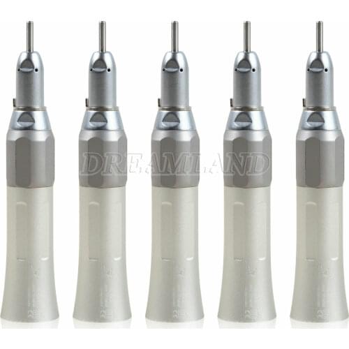 5PCS Yabangbang Dental Straight Nosecone Slow Low Speed Handpiece Standard E-type 1:1 Ratio fit NSK YX