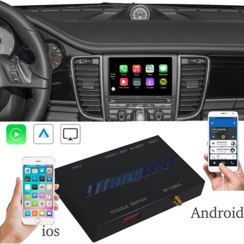 Car Camera Carplay Decoder Adapter For Porsche Panamera 970 G1 PCM 3.1 CDR 3.1 PCM 4.0 Mirror Display Android Auto 360 BirdView